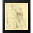 thumbnail image 2 of USGS 12x14 Black Modern Framed Museum Art Print Titled - Mohave City Nevada California Arizona Quad, 2 of 5