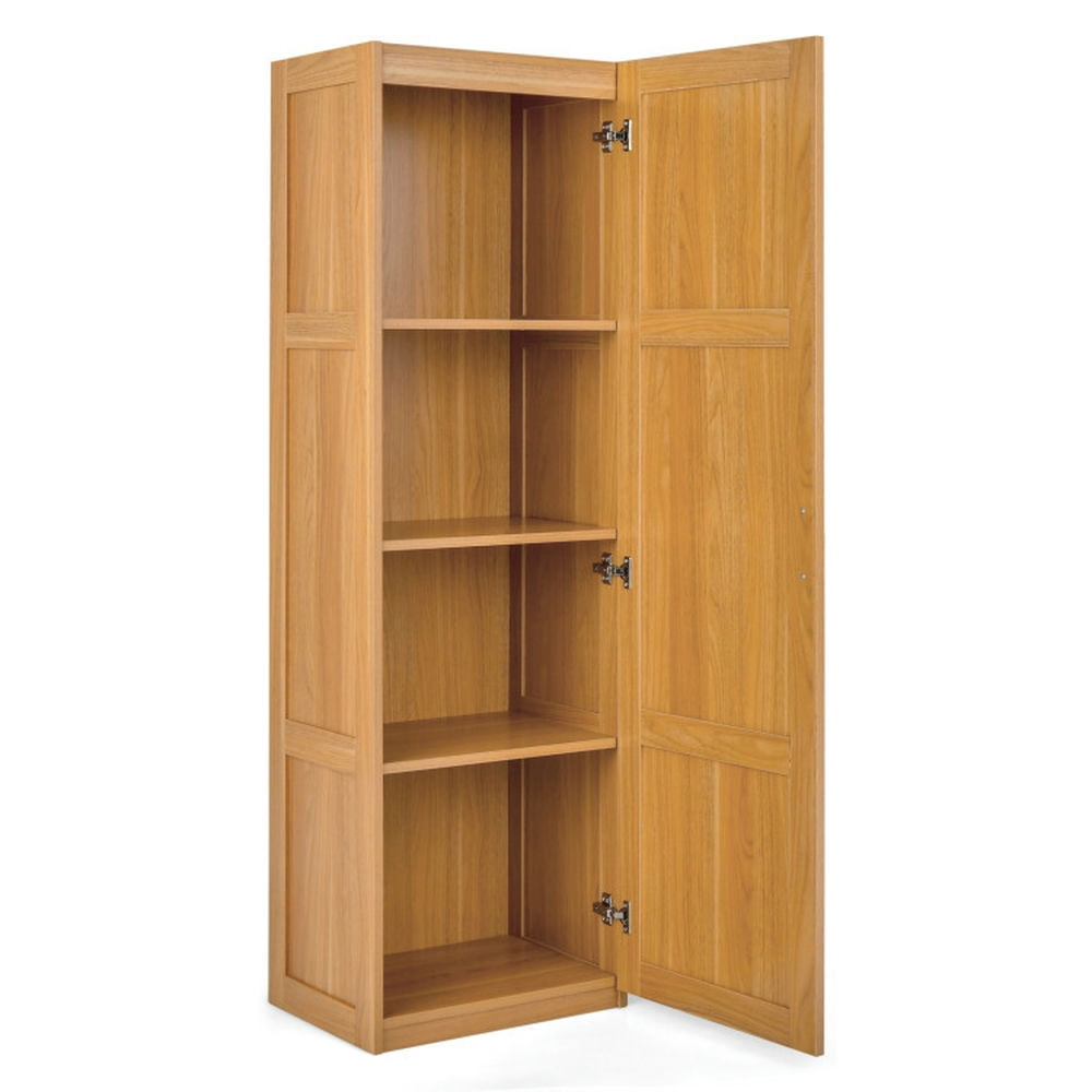 Finihen Storage Cabinet, Floor Cabinet, Tall Storage Cabinet with 4 Storage Shelves for Bathroom, Living Room, Bedroom, Kitchen Living Room, for Bathroom, Living Room, Bedroom, Kitchen, Natural