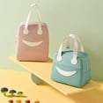 thumbnail image 4 of Kmbangi Insulated Tote Bag, Smiling Face Lunch Bag, 4 of 6