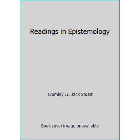 Readings in Epistemology, Used [Paperback]