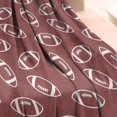 thumbnail image 3 of Maroon Footballs Pattern Blanket,Comfortable Soft Lamb Wool Throw Blanket,All Season,Warm Lightweight Blankets for Sofa Bed Couch Living Room Chair,30"x40", 3 of 4