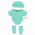 thumbnail image 3 of AmaMary 8 Inch Doll Clothes Set - 3 Stylish Outfits for 20cm Mini Reborn Dolls Accessories, 3 of 5