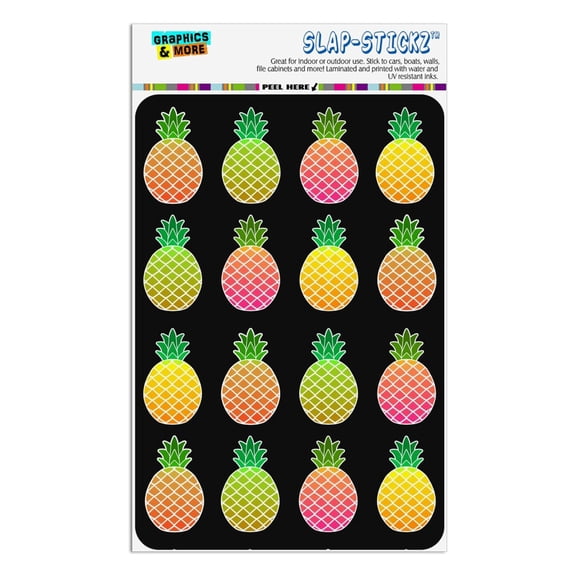 Colorful Pineapples Pattern Home Business Office Sign