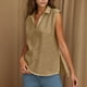 thumbnail image 5 of Camisas para mujer,Blusa de lentejuelas con cuello en V, camiseta informal holgada sin mangas, camisa de poliéster con brillo, ropa de fiesta para mujer, sopatenor, 5 of 9