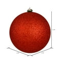 thumbnail image 2 of Vickerman 2.75" Bittersweet Glitter Ball Ornament, 12 per Bag, 2 of 7