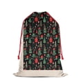 thumbnail image 3 of Christmas Bags Drawstring,Dark Christmas Tree and Gift Pattern Large Xmas Christmas Gift Bags,Reusable for Xmas and New Year Party Favors and Supplies,27.6" X 19.7", 3 of 6