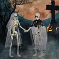 thumbnail image 3 of AMERTEER  2x Halloween Human Skeleton Oversized Poseable Life Decor Party Props, 3 of 7