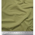thumbnail image 1 of Soimoi Brown polyester Crepe Fabric Diamond Geometric Print Sewing Fabric Yard 52 Inch Wide, 1 of 5