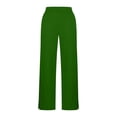 thumbnail image 5 of YHAJDS Plus Size Yoga Pants Elastic Waist Split Hem Tight Sports Long Trousers With Side Pockets, 5 of 7