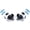 Argentina, variant on Soccer Ball Sunglasses, Funny Flag Glasses, Party Cheering Prop Soccer Match Photo Prop Football Fans Glasses Football Fans and Match Day Accessories