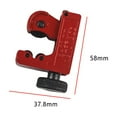 thumbnail image 2 of tzyudk 2pcs Metal Lightweight Alloy Tubing Cutter Mini Pipe Cutter Tool Pipe Cutter Copper Pipe Aluminum Pipe Metal Pipe Cutter Affordable Useful B Alloy, 2 of 6