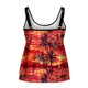 thumbnail image 5 of Trajes de baño para mujer Trajes de baño para mujer Top estampado de moda Top de traje de baño para mujer Camiseta sin mangas para mujer Trajes de baño para mujer con estampado sin posición Trajes de, 5 of 8