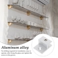 thumbnail image 3 of BESTYASH 5Ud Soportes De Aluminio Para Estantes De Vidrio Plata Resistentes Y Ajustables Para Uso Industrial, 3 of 8