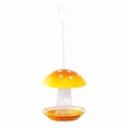 thumbnail image 2 of Mushroom Hanging Metal Mesh Bird Feeder 19.68IN Decorative Wild Bird Seed Feeder Weather Resistant Outdoor Garden Backyard Tree Hanging Ornament for Wildlife Watching, 2 of 7