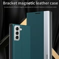 thumbnail image 3 of Nalacover Case for Samsung Galaxy S23, Luxury PU Leather Flip Folio Cover with Bracket Kickstand Magnetic Adsorption Full Body Lens Protection Shockproof Case,Black, 3 of 10