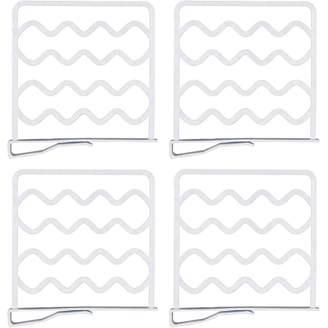 Convenient Clip Design Space Maximization Dividers, Metal Shelf Dividers Scratch Free Wardrobe Organizer