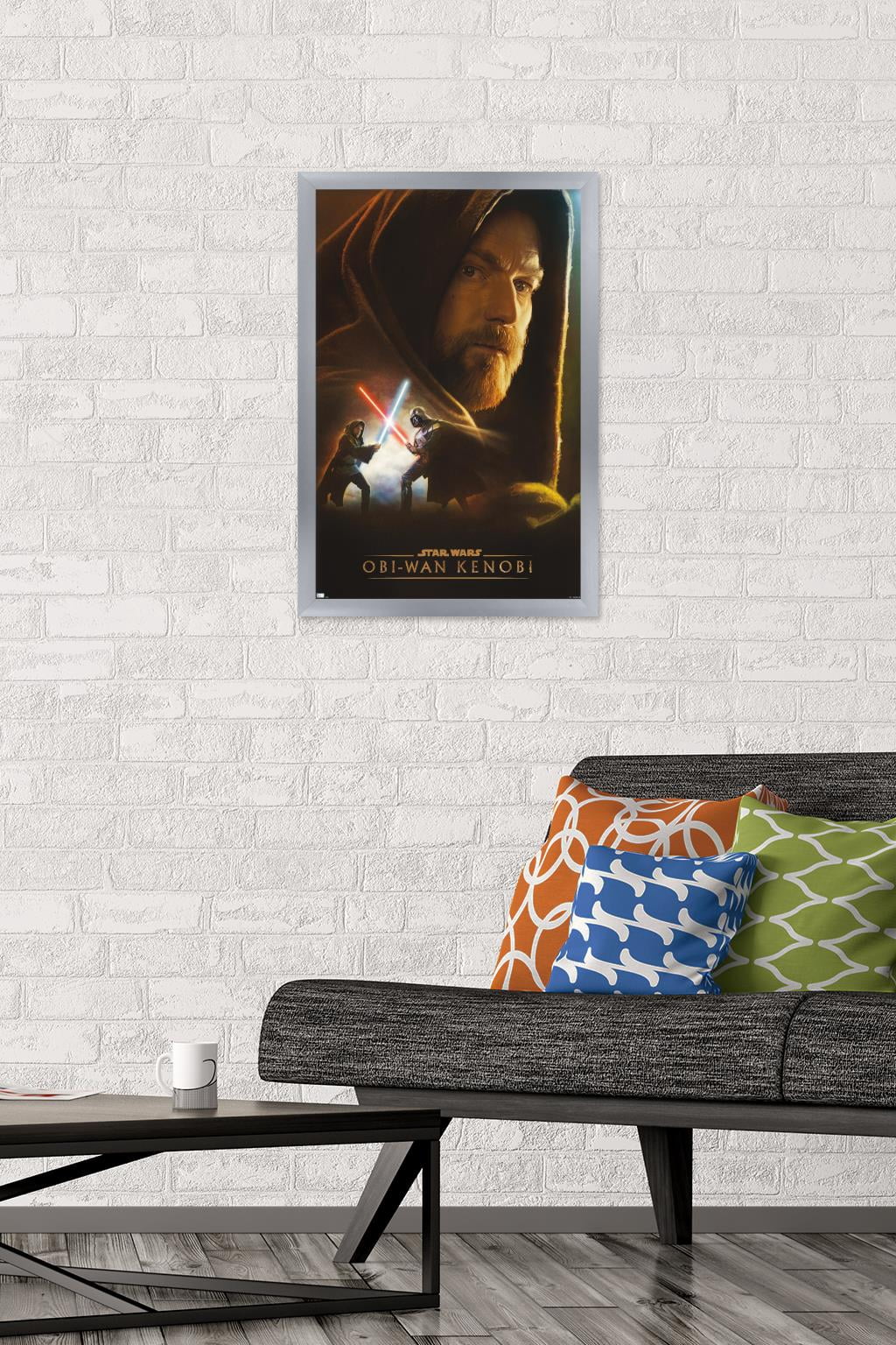 Star Wars: Obi-Wan Kenobi - Obi-Wan Collage Wall Poster, 14.725" x 22.375" Framed