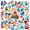 6A, variant on cartoon Ocean Animal Stickers, Waterproof Ocean Animal Sticker for Water Bottle Laptop Phone Cases Planner Skateboard Luggage Helmet Party Favor Decor, Ideal for Adults Teens Teacher Rewards