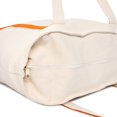 thumbnail image 4 of Sac Fourre-Tout en Toile de Coton Robuste 55,88 cm (Zip), Orange, 4 of 4