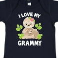 thumbnail image 4 of Inktastic Cute Sloth I Love My Grammy with Green Leaves Boys or Girls Baby Bodysuit, 4 of 5
