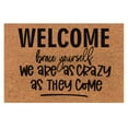 thumbnail image 1 of Coir Mats Outdoor Front Door Mats for Entrance Entryway Outdoor Home Decor Rugs Indoor Non Slip Washable Front Door Entrance Mat Front Door Mat Outdoors for Home Entrance Outdoors, 16x24 Inch, 1 of 6