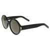 Saint Laurent SL 63-001 Black Round Sunglasses