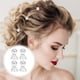 thumbnail image 3 of 20 pinzas para el cabello en espiral con perlas, ideales para trenzas y otros peinados femeninos., 3 of 7