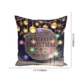 thumbnail image 3 of Funda de almohada de poliéster, adornos navideños, luces de colores, almohadas navideñas, almohadas con luces LED, guirnaldas de flores festivas, fundas de almohada cortas, decoraciones de Halloween,, 3 of 6