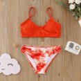 thumbnail image 2 of Gerichy Toddler Girl Swimsuit,Girls Bathing Suit Girls Short Sleeve Swimsuit 2-Piece Tankini UPF 50+ Rash Guard Set, 2 of 6