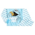 thumbnail image 2 of Sesame Street Cookie Monster Fleece Top & Bottom Pajama Set , Size 4T, 2 of 3