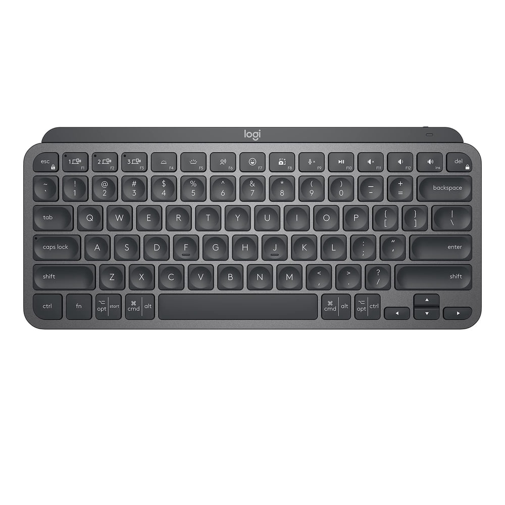 Logitech MX Keys Mini - Keyboard - backlit - wireless - Bluetooth LE - graphite