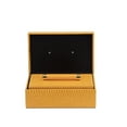 thumbnail image 5 of Orinoco Faux Leather Decorative Boxes - Set of 2 - Yellow, 5 of 10