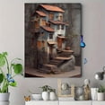 thumbnail image 4 of Vintage Building Canvas Print, Suitable for Living Room, Bedroom, Office, Cafe, Bar, Study, Hotel Decor, 4 of 8