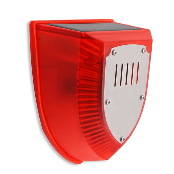 Solar Power Outdoor Motion Sensors Alarm With 129dB Sound Light Alarm For Enhances Security Protections