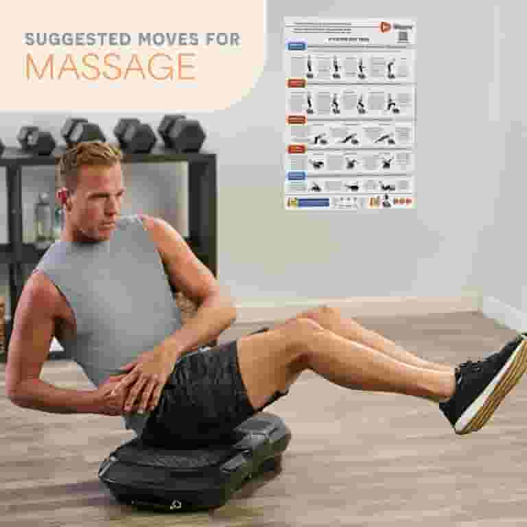 LifePro Vibration Plate Exercise Chart – Full-Body Workout Poster