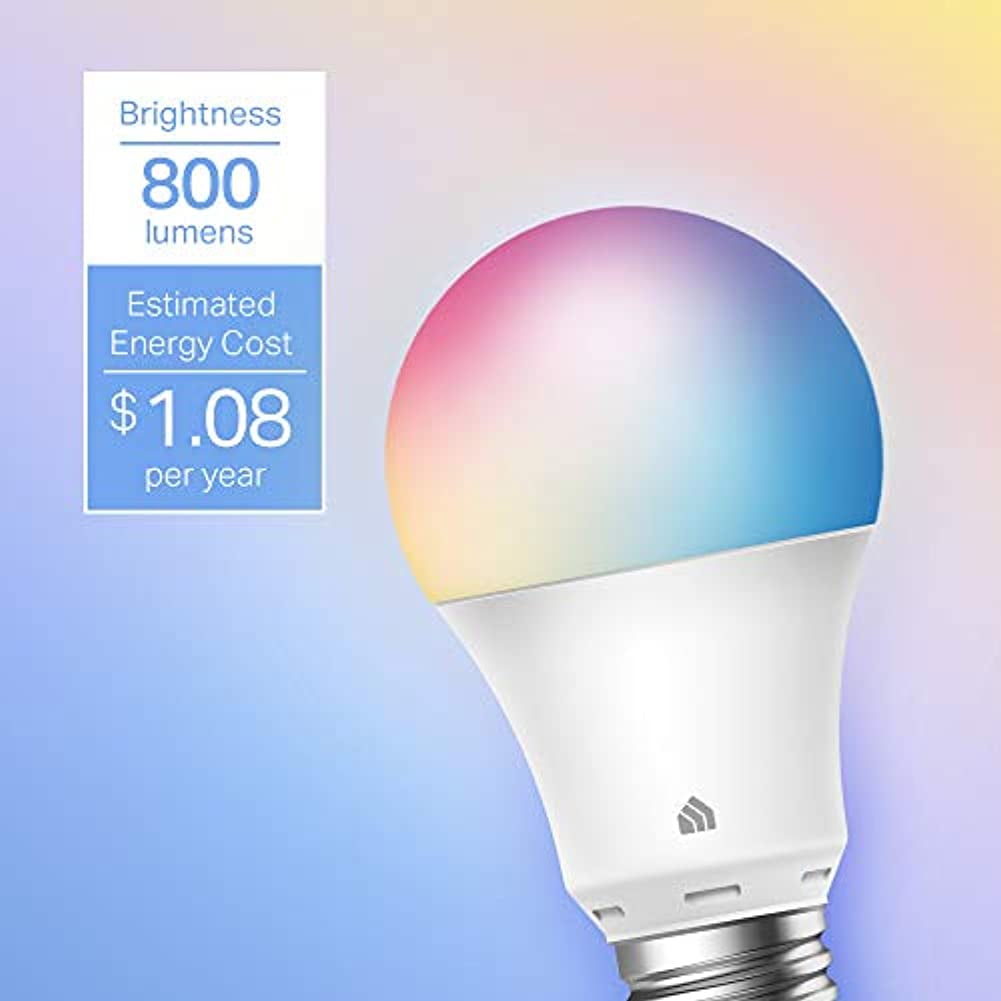 TP-Link Accessory KL125P4 Kasa Smart Wi-Fi Light Bulb Multicolor 4-Pack Retail
