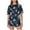 Navy, variant on Women Summer 2 Piece Outfits Casual Graphic Print T Shirt and Shorts Crewneck Short Sleeve Pajamas Lounge Sets