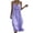 Purple, variant on Womens Cami Dresses V Neck Spaghetti Strap Midi Dress Summer Loose Flowy Casual Beach Vacation Tank Long Sundress