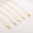 thumbnail image 4 of 14K Gold Plated Initial Necklace for Women - Personalized Letter Pendant, Dainty Box Chain Name Jewelry Gift for Her, 4 of 6