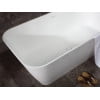 thumbnail image 5 of ALFI brand AB9952 67" White Rectangular Solid Surface Smooth Resin Soaking Bathtub, 5 of 11
