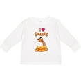 thumbnail image 3 of Inktastic I Love Snakes Boys or Girls Long Sleeve Toddler T-Shirt, 3 of 5
