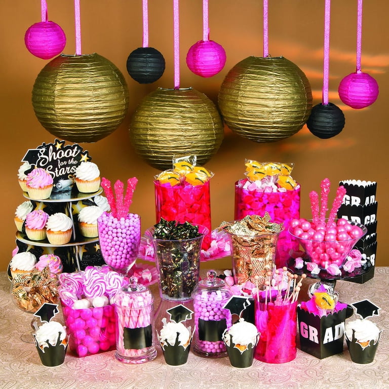 12-Pack Metallic Gold Paper Lantern Set – Hanging Japanese-Style Decor For Weddings, Birthdays & New Year (6-12")
