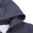 thumbnail image 4 of MIASHUI Men's Multi-Color Casual Zip Up Hoodie Loose Fit Solid Color Pullover Sweatshirt Lightweight Jacket with Pockets Red,A, 4 of 4