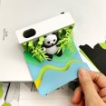 thumbnail image 3 of Creative laser hollow 3D three-dimensional fortune panda note crafts sticky note hand tear note gift, 3 of 5