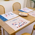 thumbnail image 3 of Ynlkorvg Placemat Patriotic 4th Of July Placemats Set Seasonal Table Mats For Party Kitchen Dining Decoration, 3 of 7