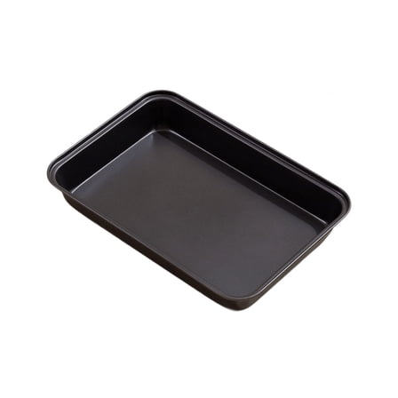 Nonstick Carbon Steel Roasting Tray Large Capacity Cooking Pan Sheet for Baking Cakes Breads Even Heat Distribution