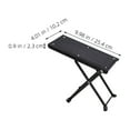 thumbnail image 2 of TABLZONE 1Pcs Foldable Guitar Footrest for Classical Acoustic Guitarists 9.8X4.0X0.9In, 2 of 8