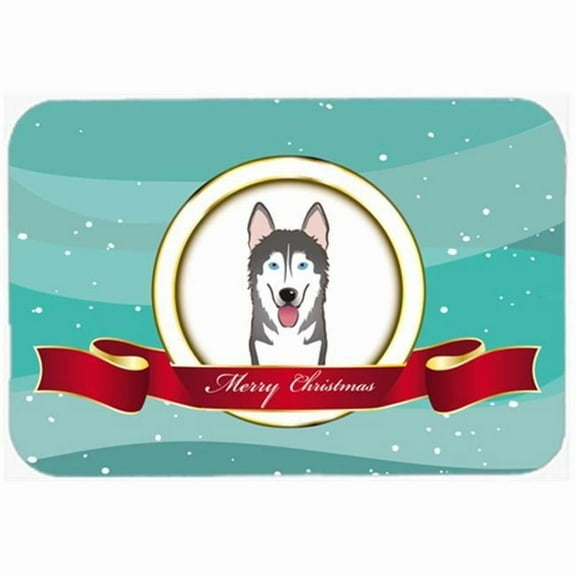 Carolines Treasures Alaskan Malamute Merry Christmas Mouse Pad- Hot Pad & Trivet