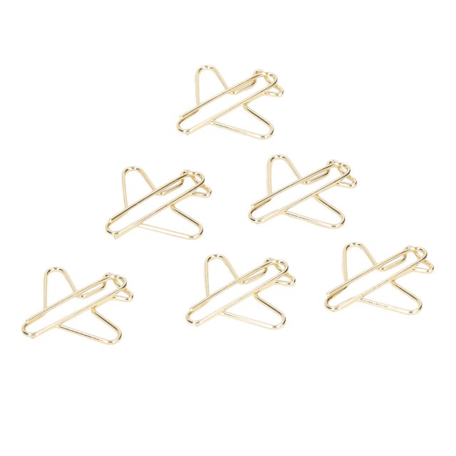 Gold Paper Clips,100pcs Paper Clips Portable Large Binder Clips Jumbo Paper Clips High Capacity