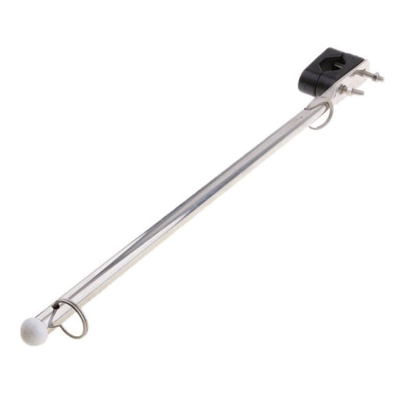 Marine Flag Poles Holder Boat Flag Poles Stainless Steel Rails Mounted Adjustment